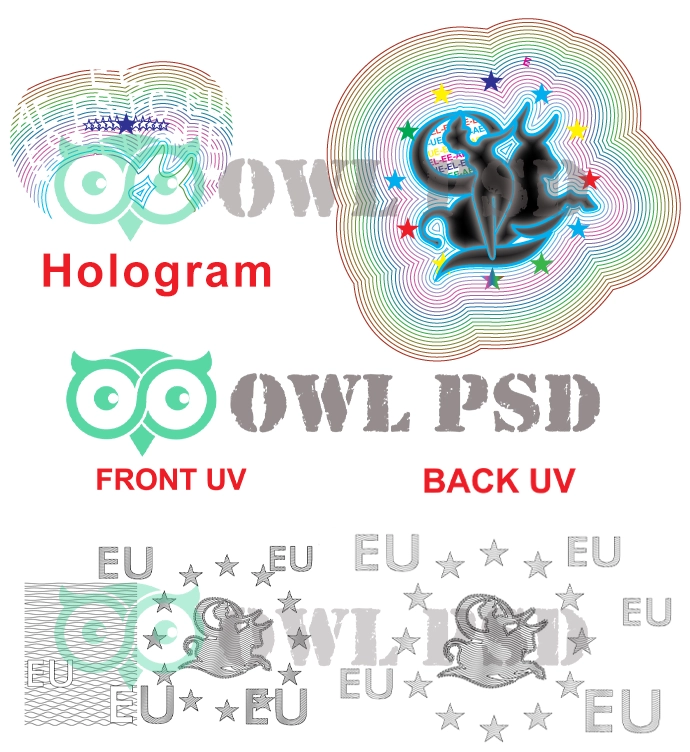 Austria Residence Permit Editable Vector preview image 3