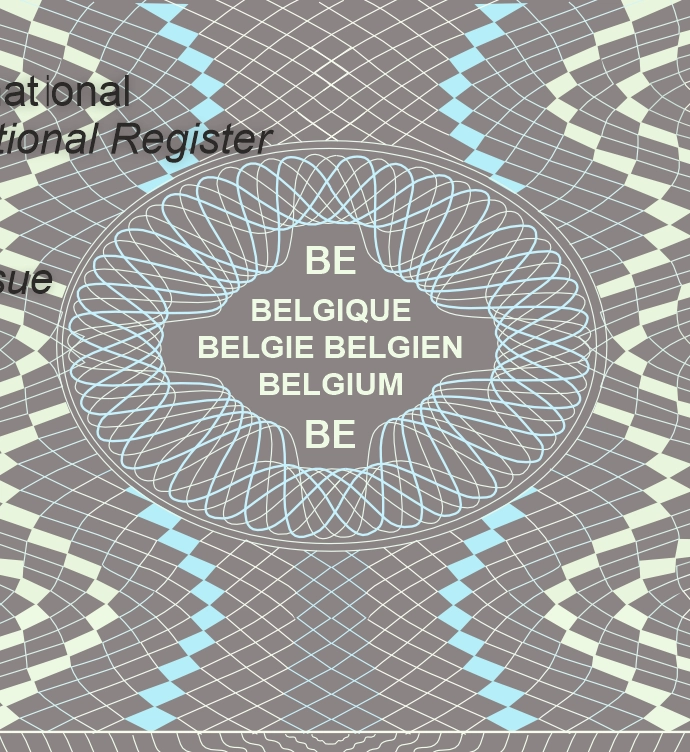 Belgium ID Card Vector 2015 preview image 1
