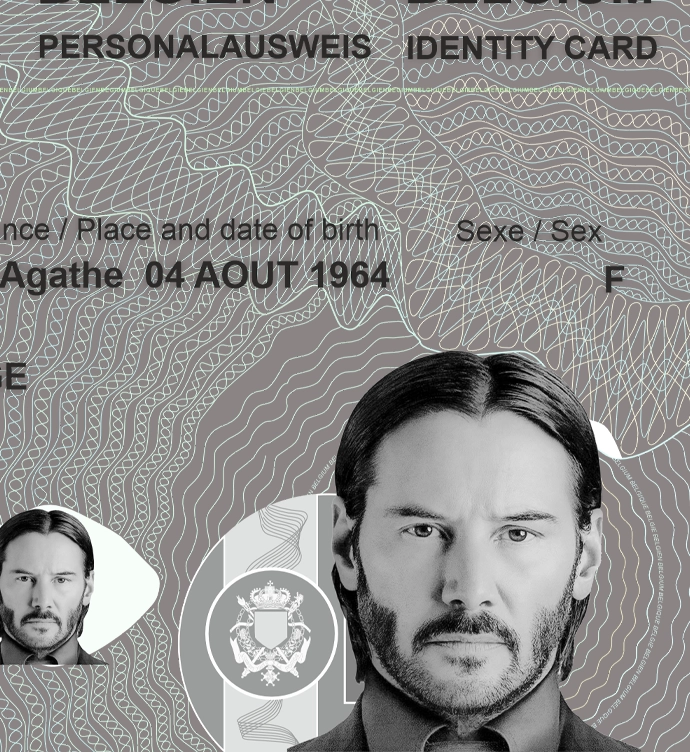 Belgium ID Card Vector 2015 preview image 2