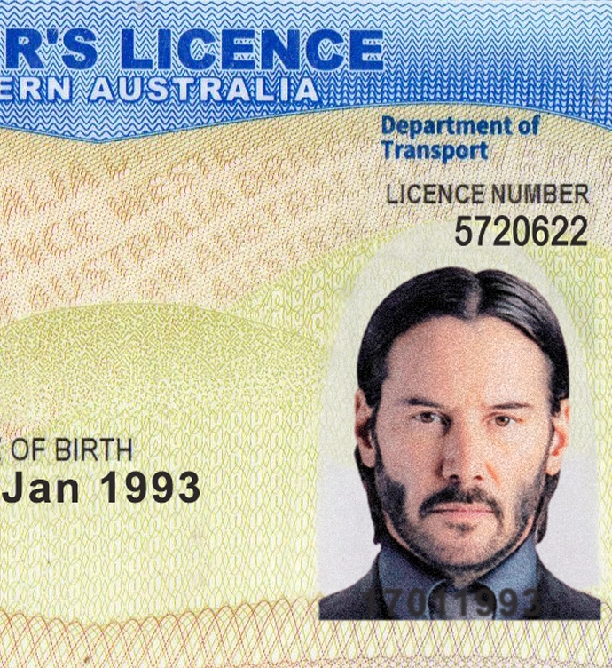 Australia (WA) Driver License New Template preview image 1