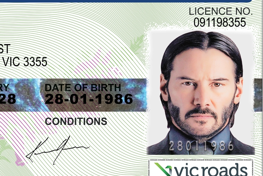 Australia (VIC) Driver License New Template (Highest Quality) preview image 1