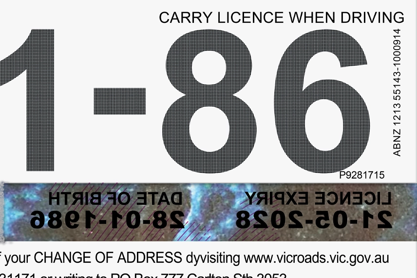 Australia (VIC) Driver License New Template (Highest Quality) preview image 2