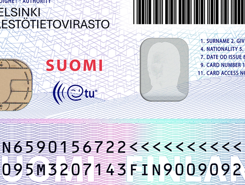 Finland Id Card Template 2021 preview image 2