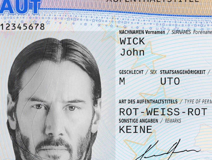 Austria Residence Permit Template 2020 preview image 1