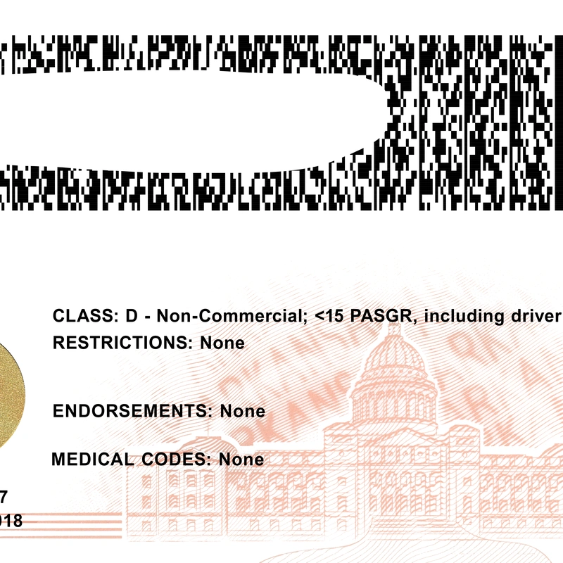 United States (Arkansas) Driver License 2018 preview image 2