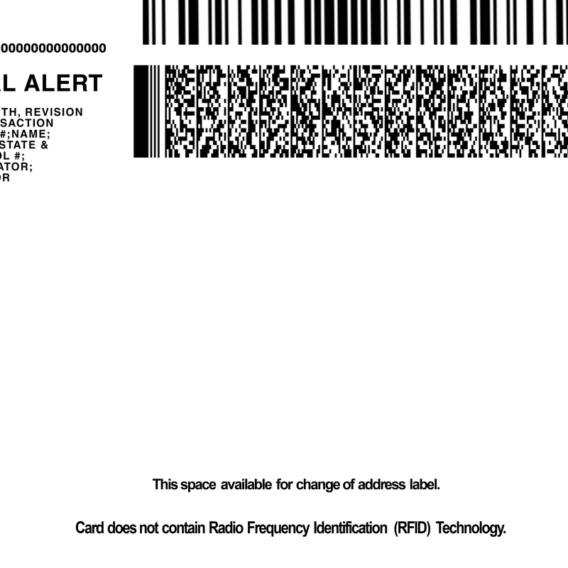 United States (Michigan) Driver License New Template preview image 2