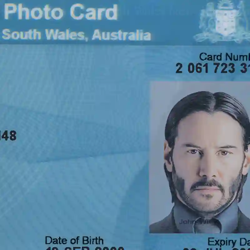 Australia (NSW) Photo Card Template preview image 1