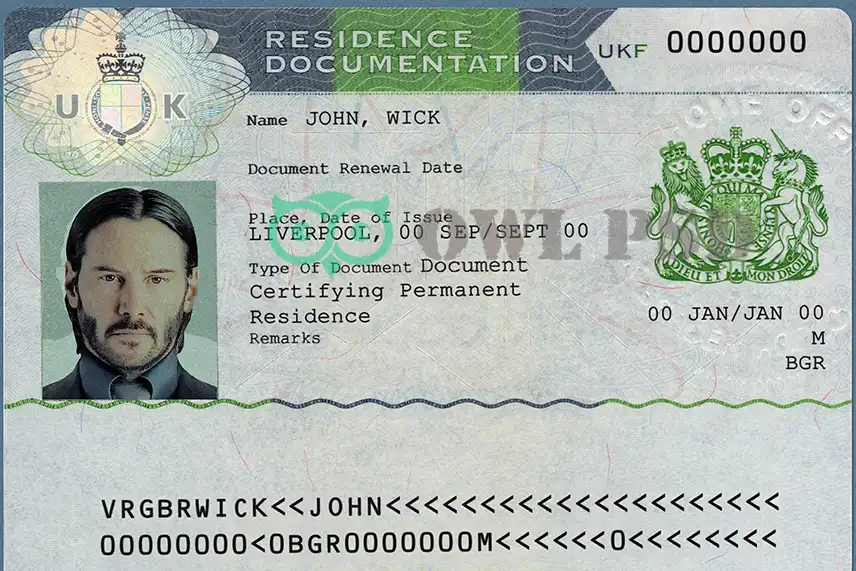 United Kingdom Residence Documentation Template