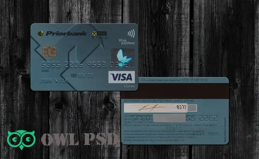 Belarus PriorBank Credit Card Template