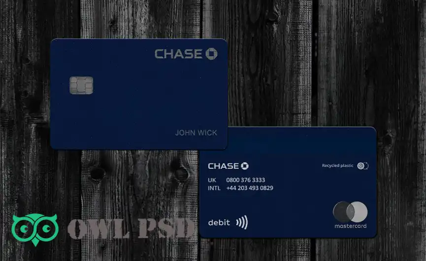 United States CHASE Bank Credit Card Template