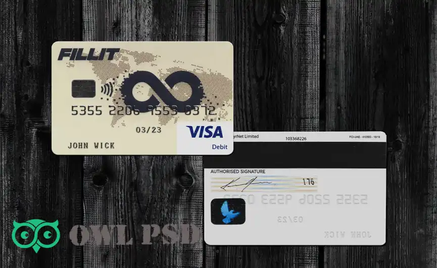 Lithuania FILLIT Bank Credit Card Template