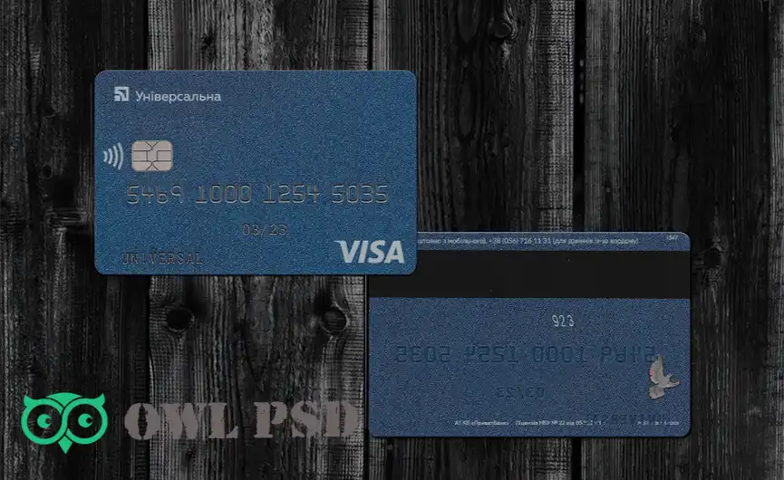 Ukraine PrivatBank Credit Card Template V1