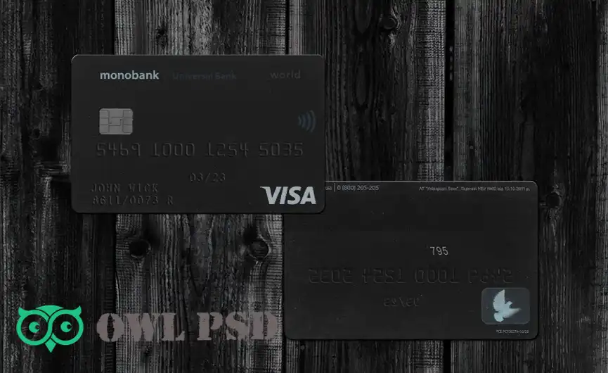 Ukraine Monobank Credit Card Template V1