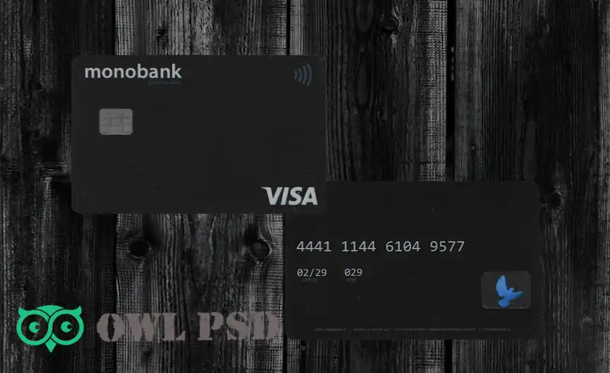 Ukraine Monobank Credit Card Template V2