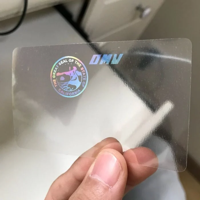 California Hologram Overlay Stickers