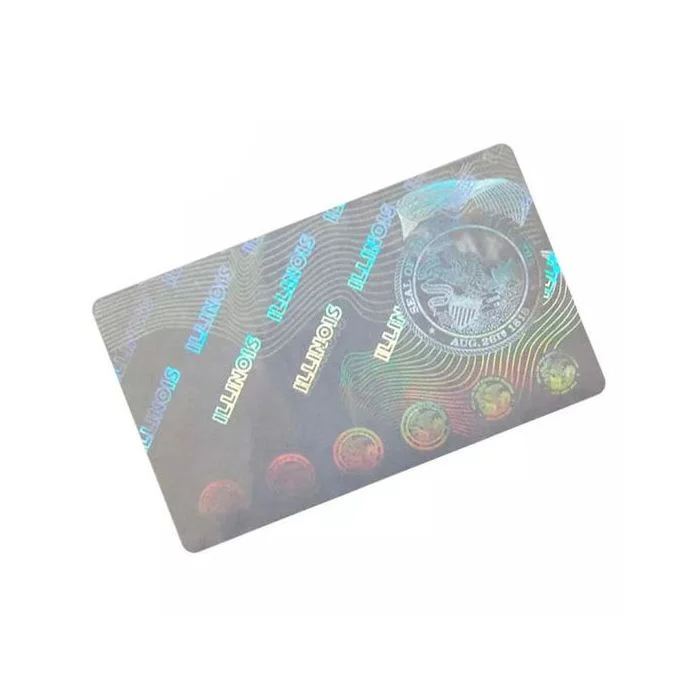 Illinois Hologram Overlay Stickers