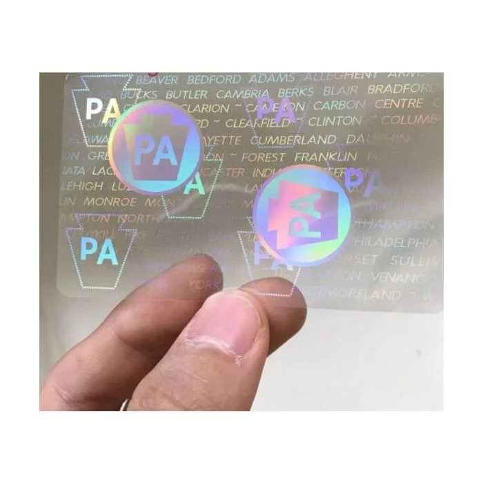 Pennsylvania Hologram Overlay Stickers
