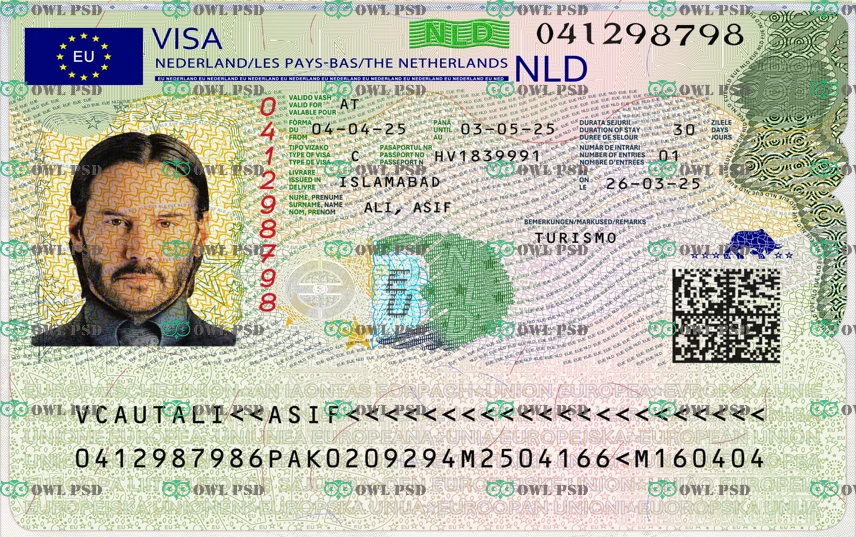 Netherlands Visa